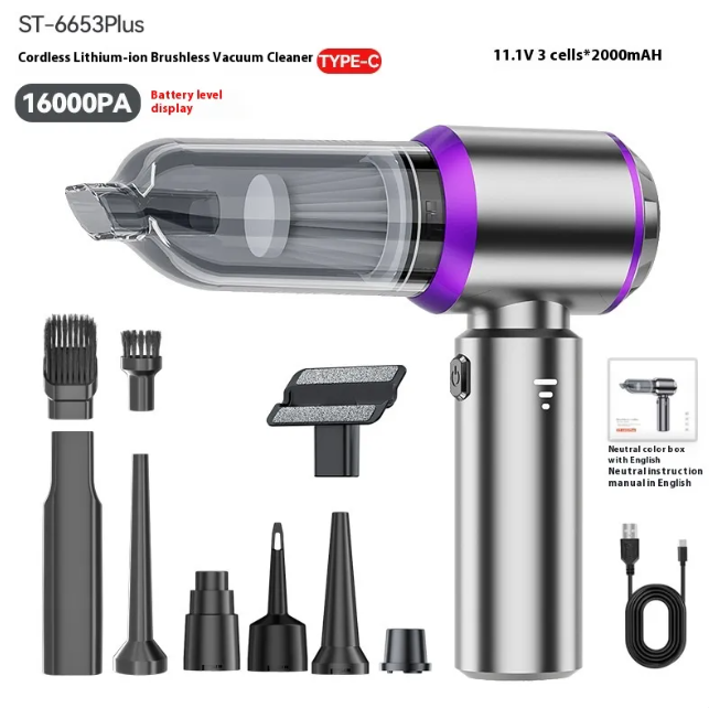 Tekly 9-in-1 Portable Vacuum & Blower — Vacuum, Blow, Inflate, Pump & More for Every Scenario