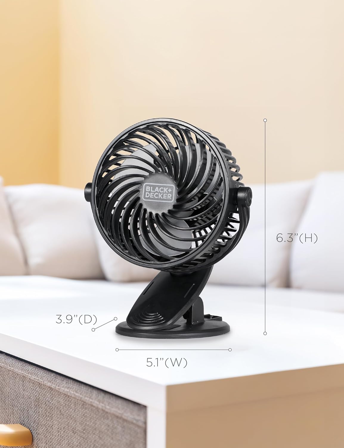 BLACK+DECKER Personal Clip On Fan (2 Pack)